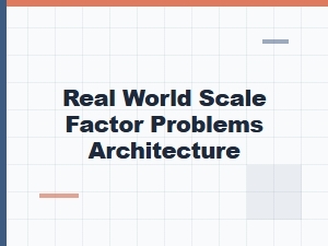 Applying Scale Factors in Architectural Design